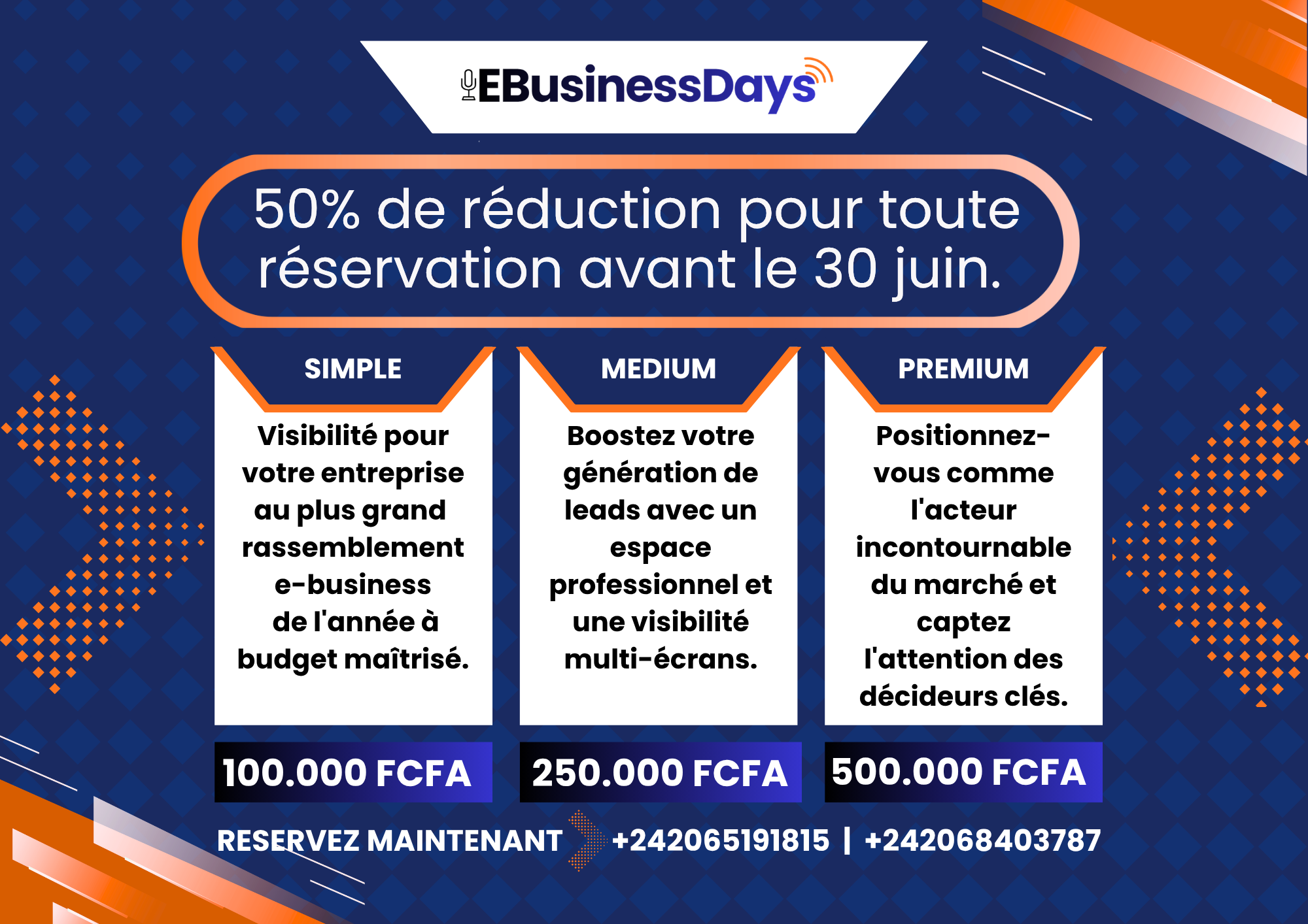 Réservez votre stand au #EBusinessdays2026